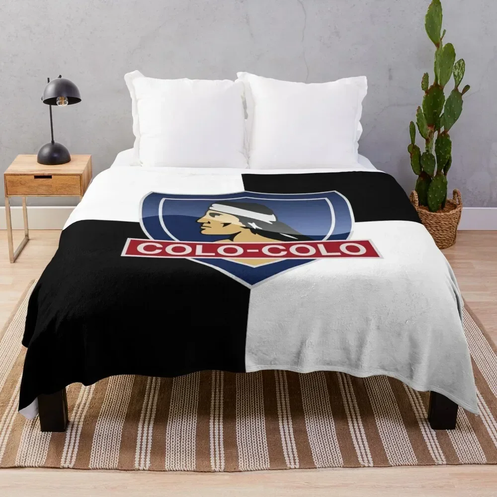 Home Textiles Throw - Colo Colo Chile Cobertor de pelúcia