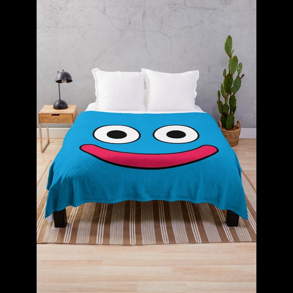 Home Textiles Throw - Dragon quest slime lance cobertor macio