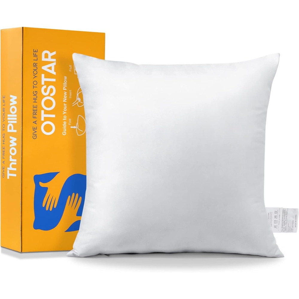 Pillow Insert 18X18 - Almofada Decorativa Quadrada 18x18, Enchimento Interno
