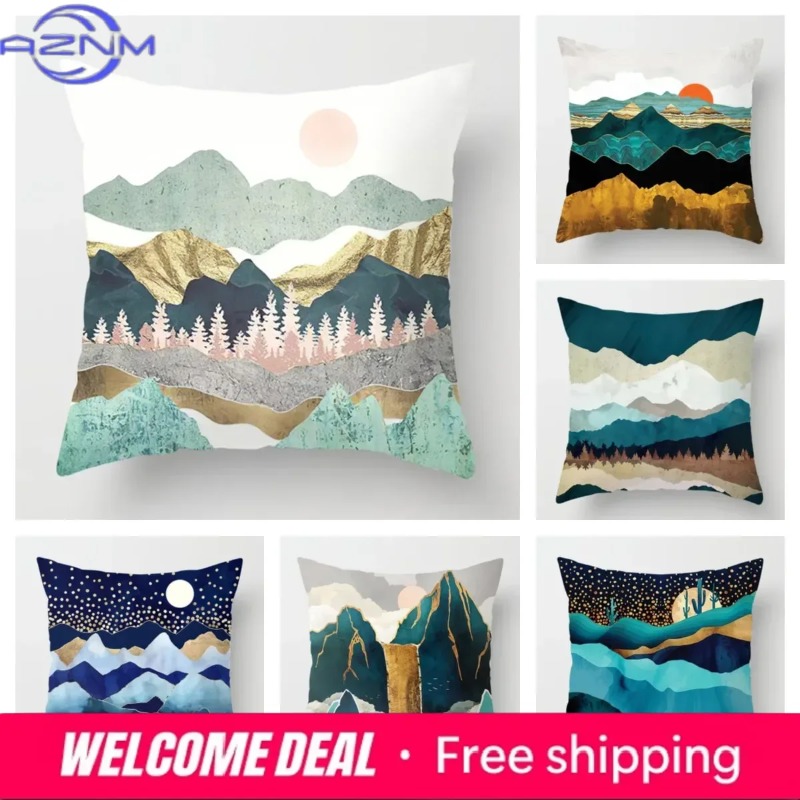 Sunrise Home Textiles & Apparel - Capa de Almofada Decorativa Nórdica com