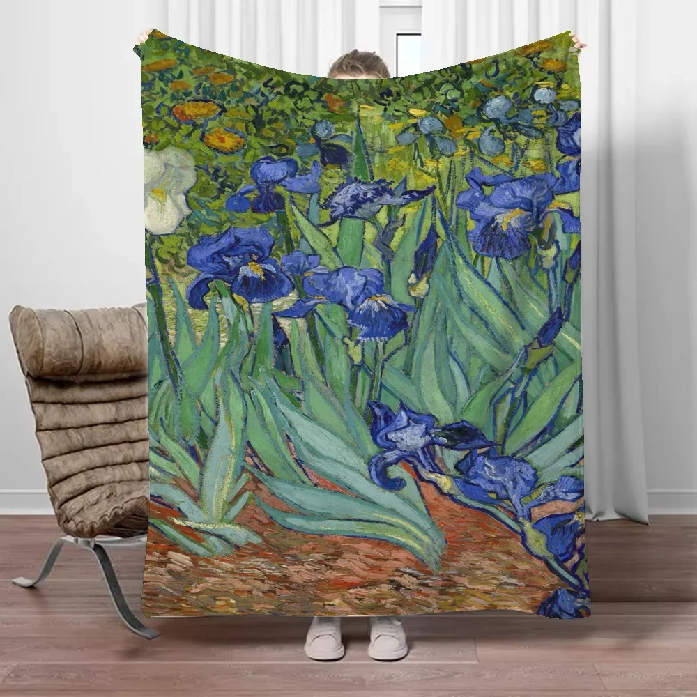 Home Textiles Luxury - Cobertor Van Gogh Boho para sofá