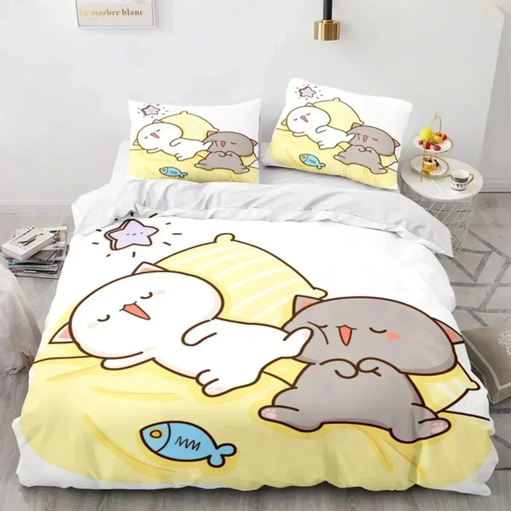 Linen Duvet Cover - Conjunto de Cama com Estampa de