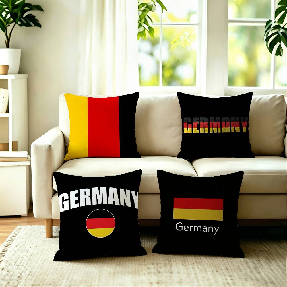 Home Textiles Germany - Capa de almofada com bandeira da