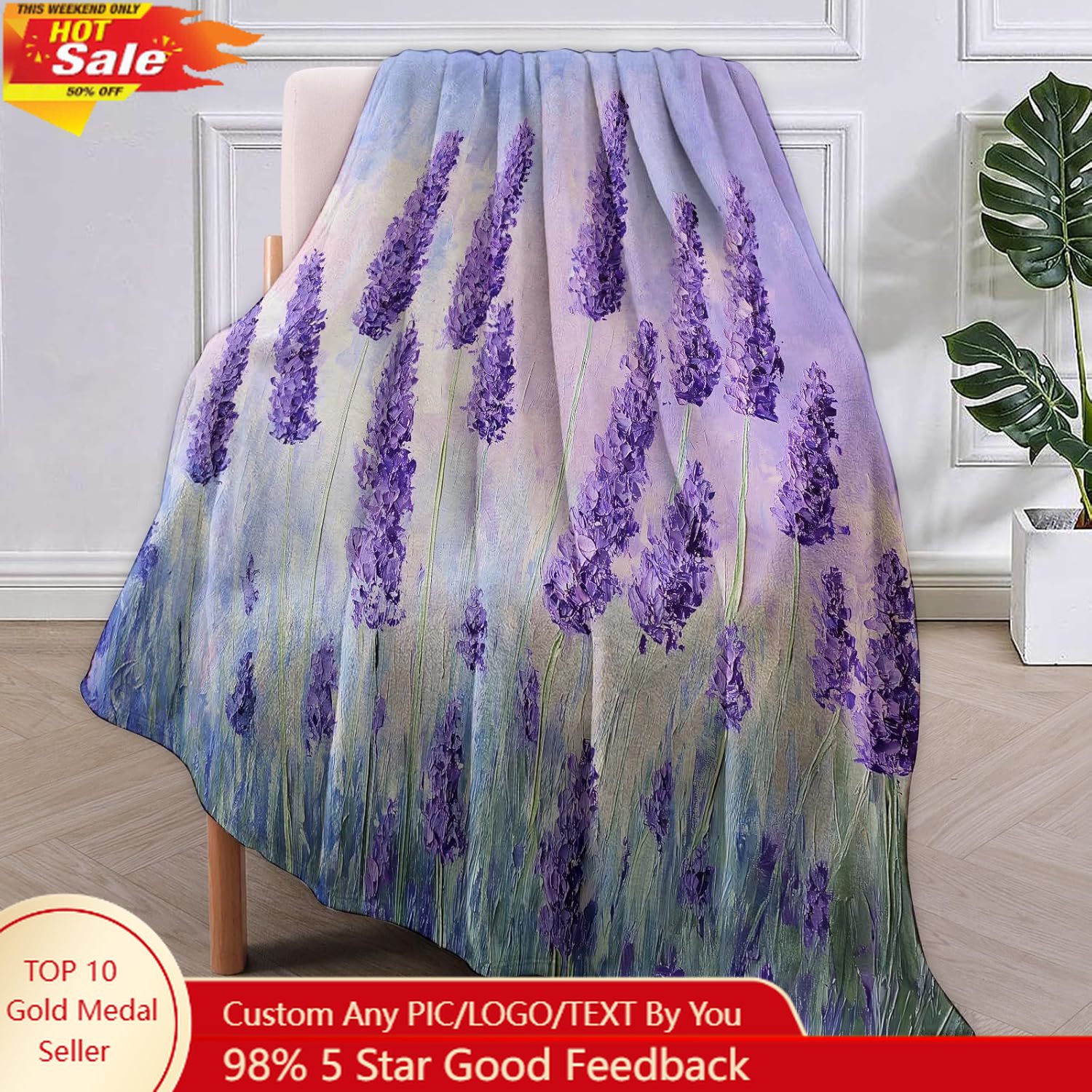 Home Textiles Throw - Cobertor de flanela campista, presentes de