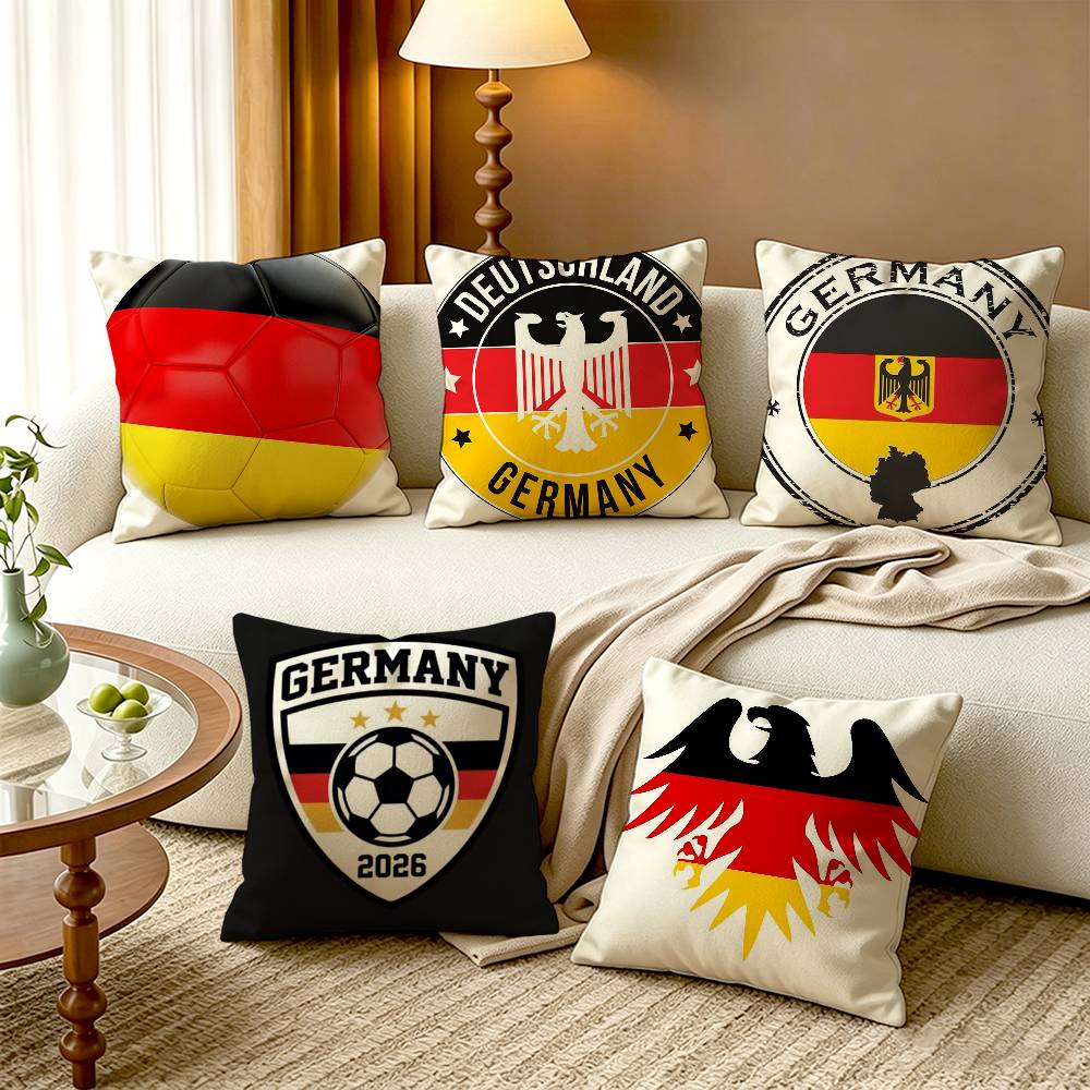 Home Textiles Germany - Capas de almofada quadradas de algodão