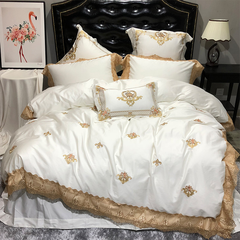 Home Textiles Luxury - Lençol de cama de algodão egípcio,