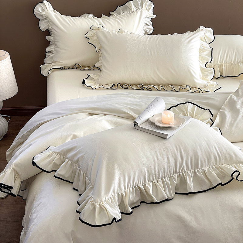 Conjunto de Cama Branco Creme  - Home Textiles Luxury avaliação e preço