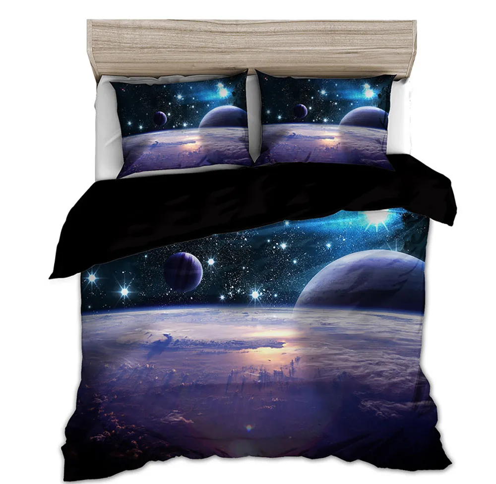 Estrela do espaço 3d galáxia c - Linen Duvet Cover avaliação e preço