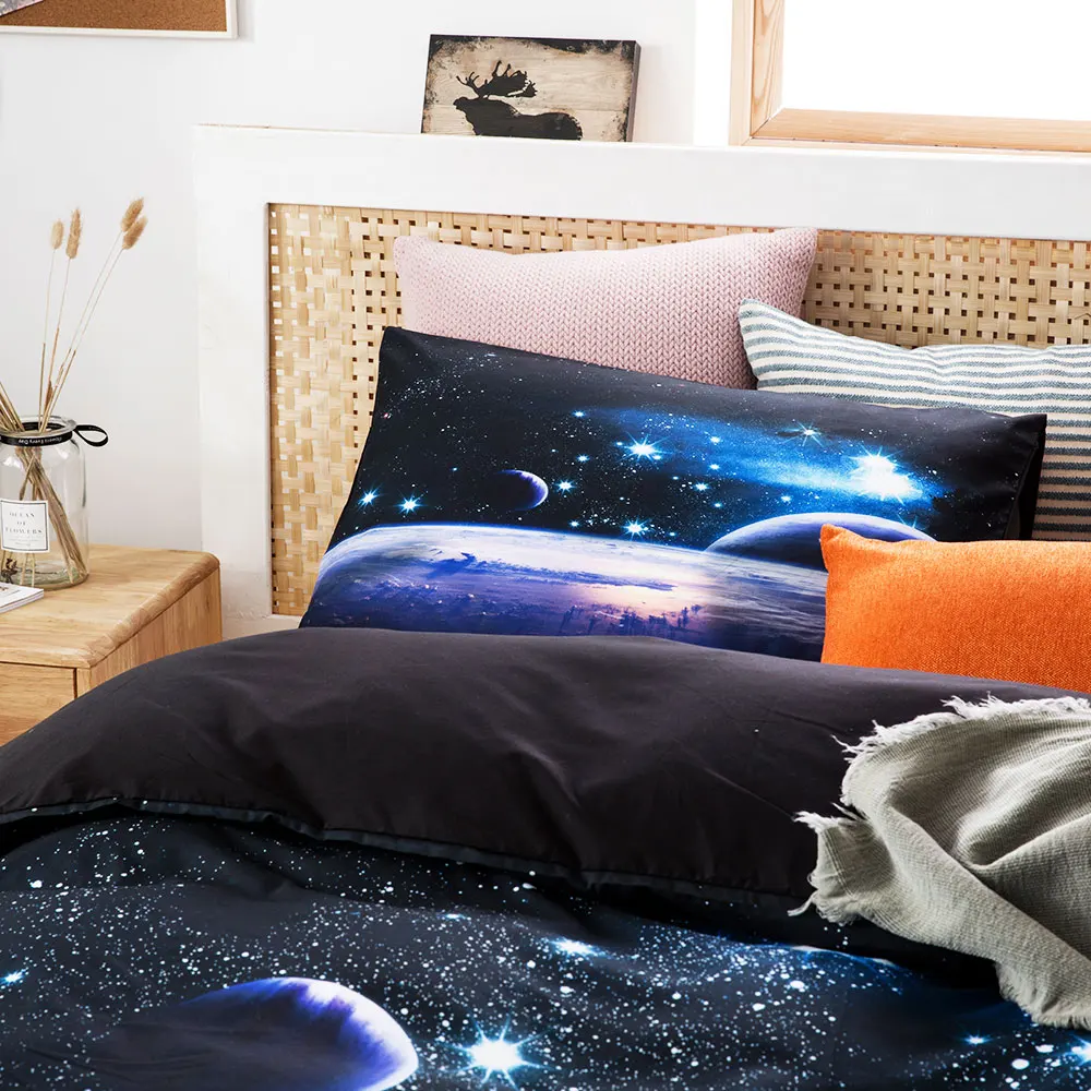 Estrela do espaço 3d galáxia c - Linen Duvet Cover avaliação e preço