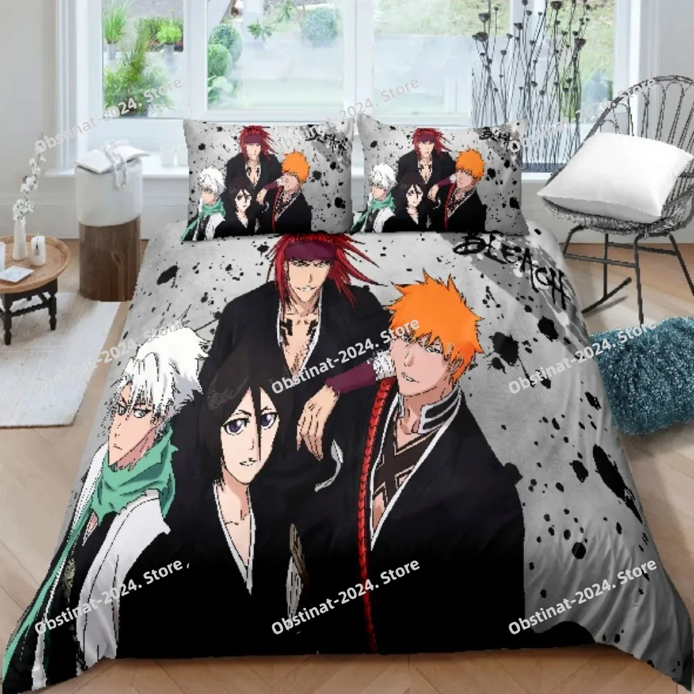 3d lixívia kurosaki ichigo con - Linen Duvet Cover avaliação e preço