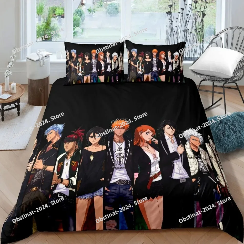 3d lixívia kurosaki ichigo con - Linen Duvet Cover avaliação e preço