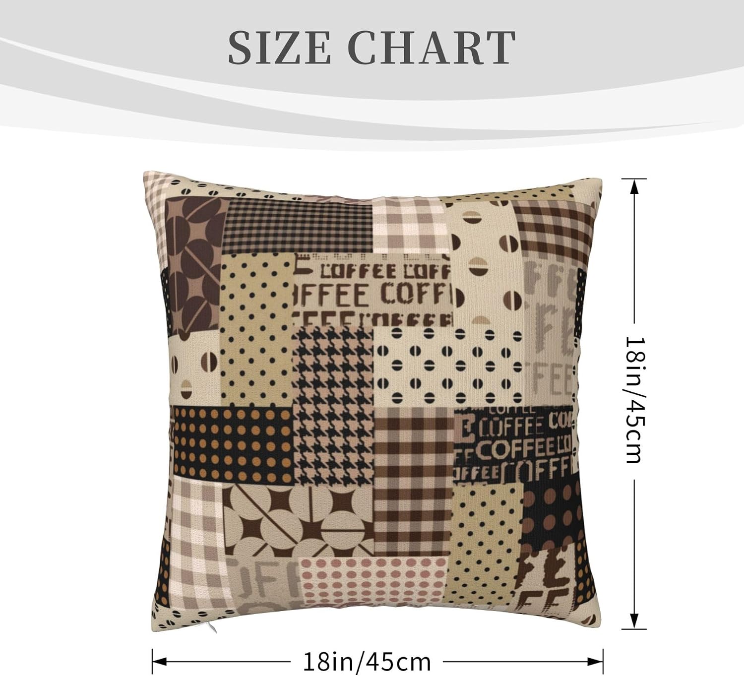 Capa de almofada Coffee Time V - Pillow Insert 18X18 avaliação e preço