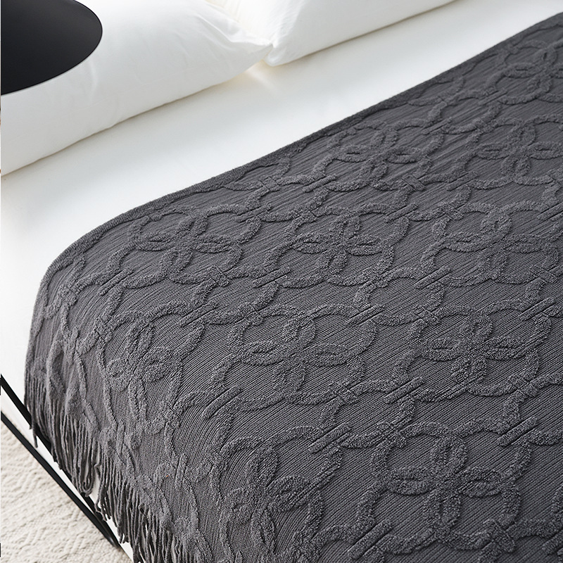 Corredor de cama de malha nórd - Home Textiles Throw avaliação e preço