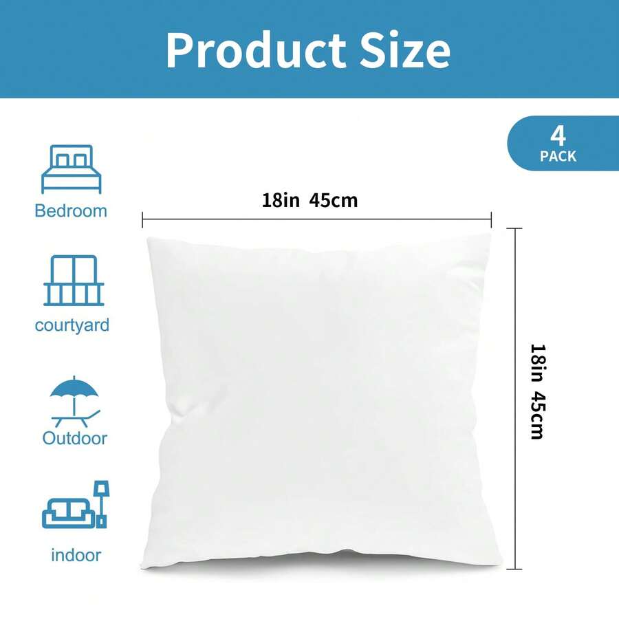 Tomnk Pacote com 4/6 Enchiment - Pillow Insert 18X18 avaliação e preço